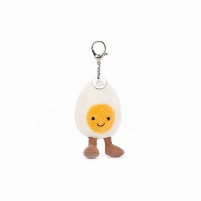Jellycat Happy Boiled Egg Bag Charm UK | 23467OUDY